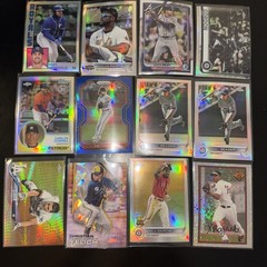 (45x) ALL MLB Vet Refractor XFractor Blue Chrome Prizm Alonso Pujols Schwarber +