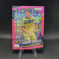 2025-26 Prizm Exequiel Zeballos Pink Prizm RC Fifa Boca Juniors
