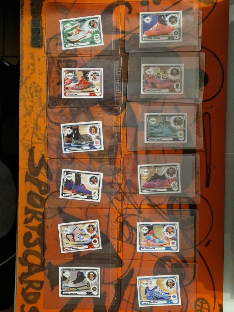 2024-25 Panini NBA Sticker Collection SNEAKER STARS Complete LOT of 22 #33-54