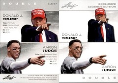 2024 Leaf LEGEND EXCLUSIVE TRUMP / AARON JUDGE ELE-57 NEW YORK YANKEES…POTUS
