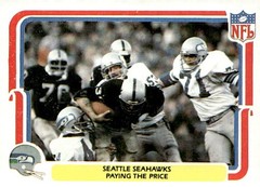 1980 Fleer Team Action #52 Paying the Price Seattle Seahawks Football