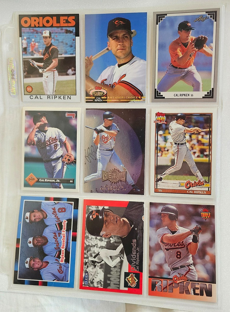 Cal Ripken Jr Baseball Card Lot (49 Cards) Varied