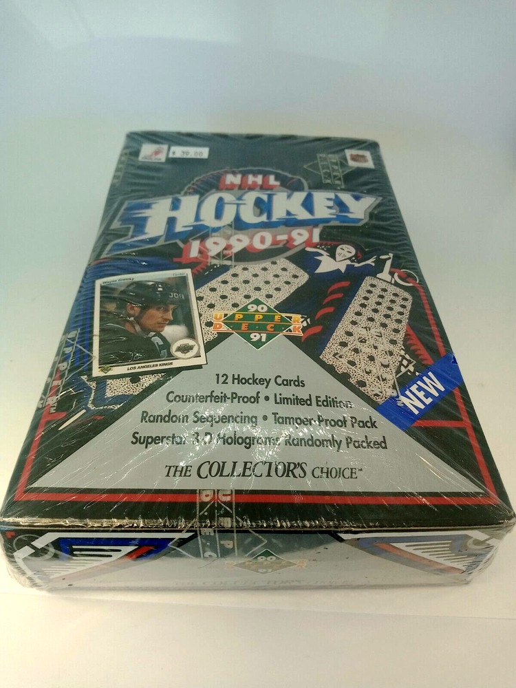 Upper Deck 1990-91 NHL Hockey Trading Cards Box