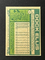 1977 Topps #71 Dock Ellis