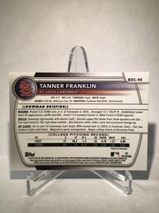2026 Bowman Chrome Tanner Franklin 1st Sky Blue Refractor #BDC-90 KS