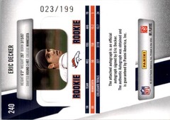 2010 Prestige Draft Picks Rights Autographs #240 Eric Decker Auto /199 – FB