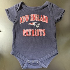 NEW ENGLAND PATRIOTS Baby Navy Blue one piece NFL Football 6-9 Months
