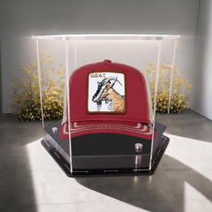 Clear Hat Display Case，Hat Display Case for Baseball，Baseball Football Cap Displ