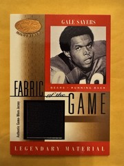 2001 Certified Fabric Of The Game Gale Sayers Legendary Material Jersey BEARS