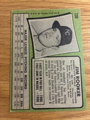 1971 Topps Jim Rooker Autographed Baseball Card Royals Pirates # 730