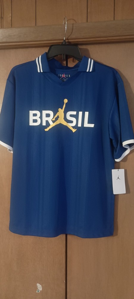JORDAN x BRASIL Polo Shirt – Youth Size XL – Royal Blue – NWT