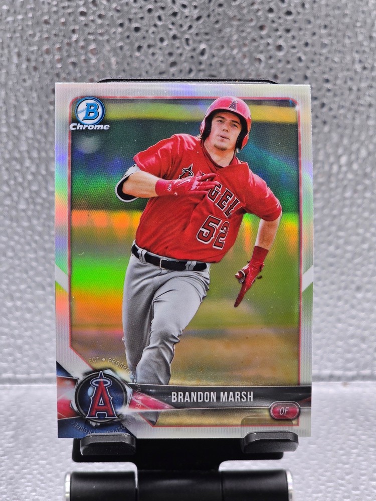 2018 Bowman Draft Chrome Brandon Marsh Prospect Refractor #BDC-36!