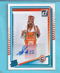 2025 Panini Donruss Saniya Rivers auto #92 Connecticut Sun Rookie