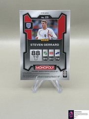 2026 Panini Prizm Monopoly World Cup Steven Gerrard Gold Cracked Ice #23 England