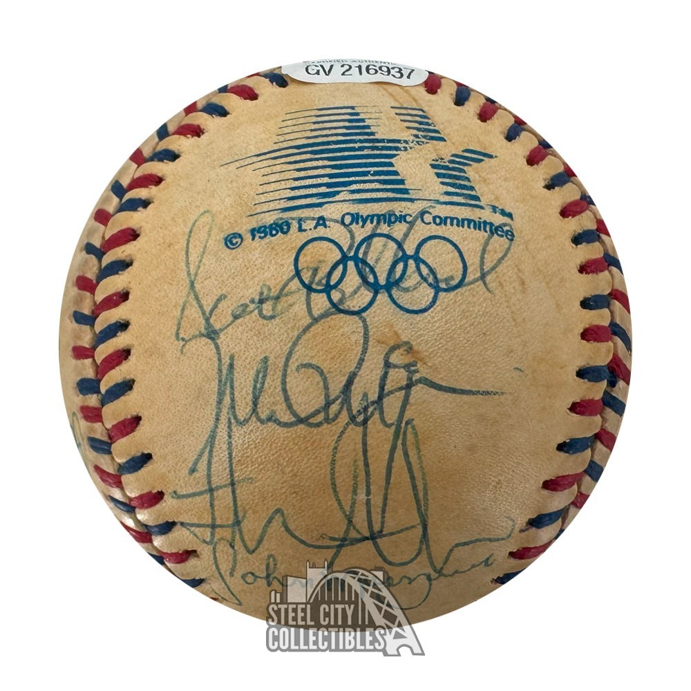 1984 US Olympic Team Autographed Olympiad Game Ball – PSA/DNA LOA (20 Sigs)