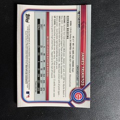 2022 BOWMAN DRAFT CHROME CHICAGO CUBS JAMES TRIANTOS #BDC-166