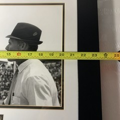 Dallas Cowboys Tom Landry & Roger Staubach 1969 12”x17” Picture (19”x24” Frame)