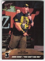 2013 Topps Best of WWE Top 10 Catchphrases John Cena You Can&rsquo;t See Me #3