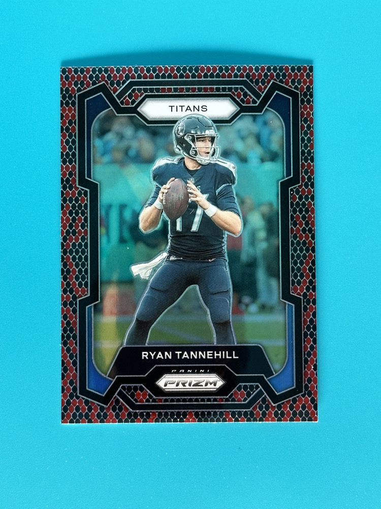 2023 Panini Prizm Ryan Tannehill Red Black Snake Skin