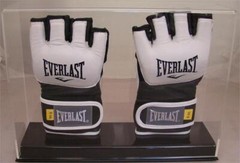 New Deluxe Double UFC / MMA Fight Glove Clear Display Case