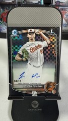 2025 Bowman Draft Chrome Joseph Dzierwa Black XFractor Auto /10 – 1st Bowman