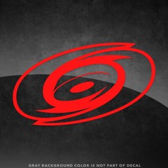 Carolina Hurricanes NHL Vinyl Decal Sticker – 4&Prime; and Larger – 30+ Color Options