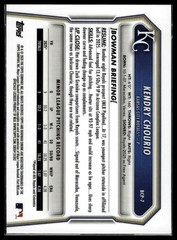 2026 Bowman #BCP-7 Kendry Chourio Chrome Prospects Lazer Refractor