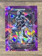 2023 Panini Prizm Isiah Thomas Indiana Lot (6) – Silver Green Purple Orange Ice
