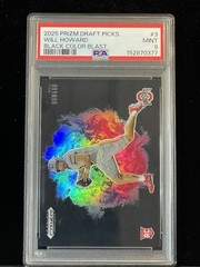 2025 Prizm Draft Picks #3 Will Howard Black Color Blast RC *HOT POP SP*