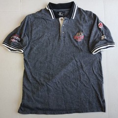 Vintage Calgary Stampeders Starter Polo Shirt Mens XL Y2K CFL Grey Cup Football