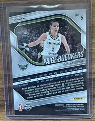 2025 Panini Prizm WNBA – Paige Bueckers #5 White Seismic Prizm (RC)