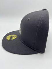 Gray LA Los Angeles Dodgers Hat New Era 59FIFTY Graphite Fitted Cap World Series