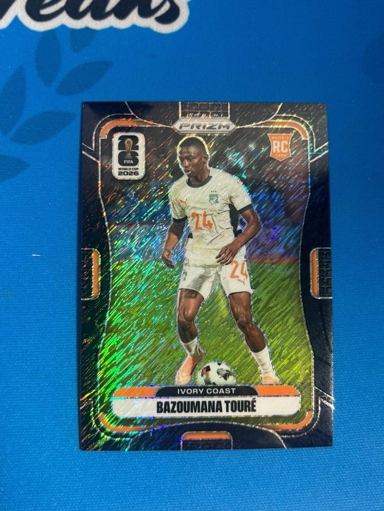 2025-26 Panini Prizm World Cup Bazoumana Toure Black Shimmer 1/1 IVORY COAST RC