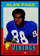 1971 Topps #71 Alan Page – ExMt