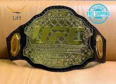 UFC ULTIMATE FIGHTING CHAMPIONSHIP TITLE REPLICA BELT 2MM Brass Dual Plate Adult