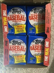20 Lot 1981-1986 Baseball Card Packs. TOPPS, DONRUSS, Fleer. These Are Valuable
