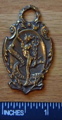 1911 Hudson District Athletic League, NY Relay Heavyweight Medal, 2 1/16&Prime; high
