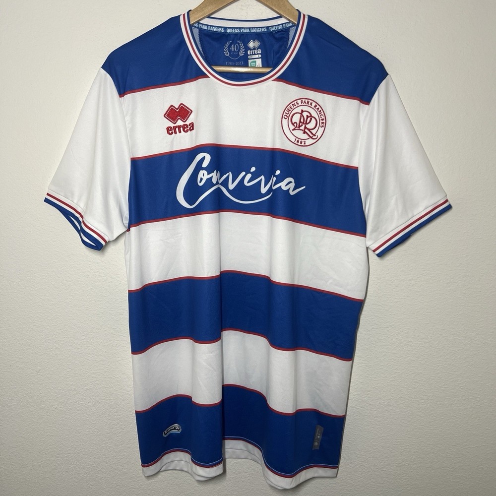 Queens Park Rangers 2023-2024 Home Jersey | QPR Vintage Soccer L