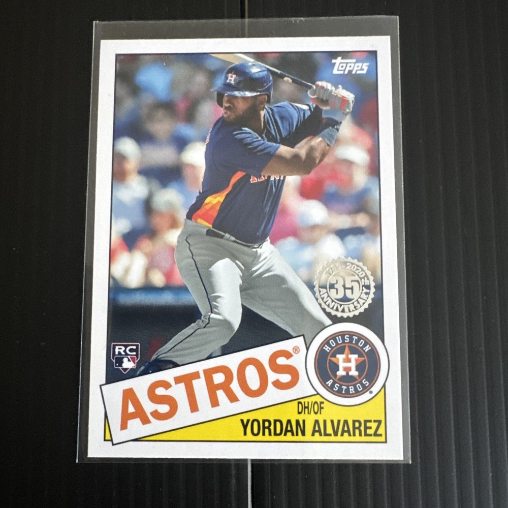 Yordan Alvarez Rookie 1985 Topps 35th Anniversary 2020 Topps #85TB-18 Astros