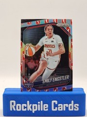 2025 Panini Prizm WNBA – Emily Engstler #84 WNBA Logo Silver Prizm