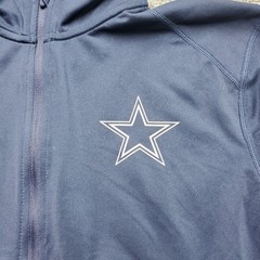 Nike Dallas Cowboys Womens Quarter Zip Pullover Jacket Medium M Navy Dri Fit NFL