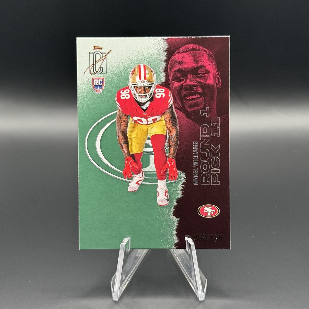 2025 Topps Signature Class #123 Mykel Williams Green #/150