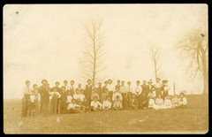 1907-09 Baseball Game RPPC – Group Photo – Vintage