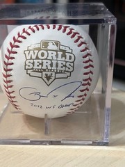 Barry Zito signed 2012 MLB Baseball Giants WS champ auto Beckett COA