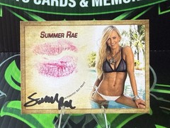 Summer Rae Kiss Card Signed Autograph Auto 2019 Collectors Expo Diva TNA AEW WWE