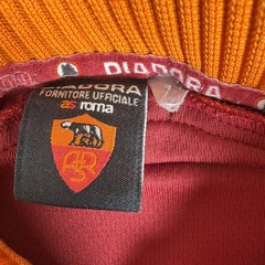 AS Roma Football Shirt 1998 1999 Diadora Home Long Sleeve Mens Large Genuine