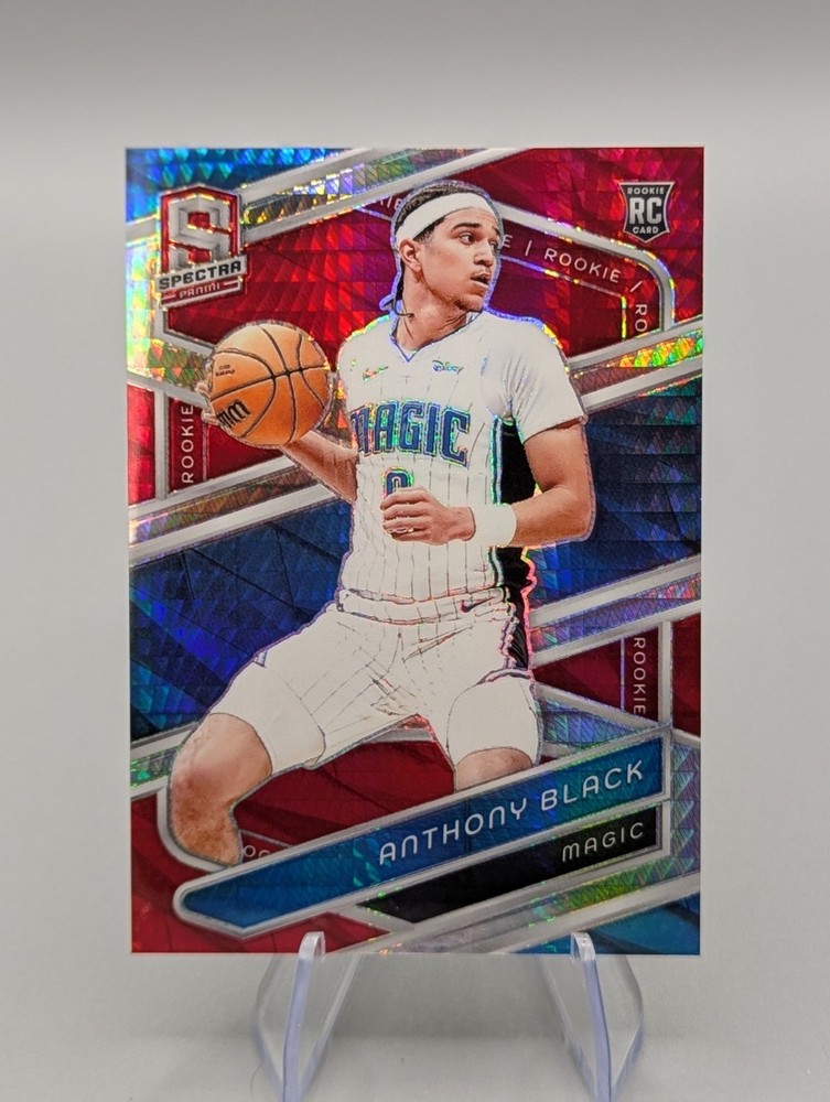 2023-24 Panini Spectra – Rookies Anthony Black #147 International Red Prizm (RC)