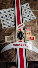 Ohio buckeyes full size football helmets 3M vinyl decals