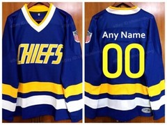 Youth/Men&rsquo;s Charlestown Chiefs Hockey Jersey Stitched Custom Any Name Any Number