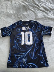 adidas Argentina Lionel Messi Soccer Jersey Blue/Black/White